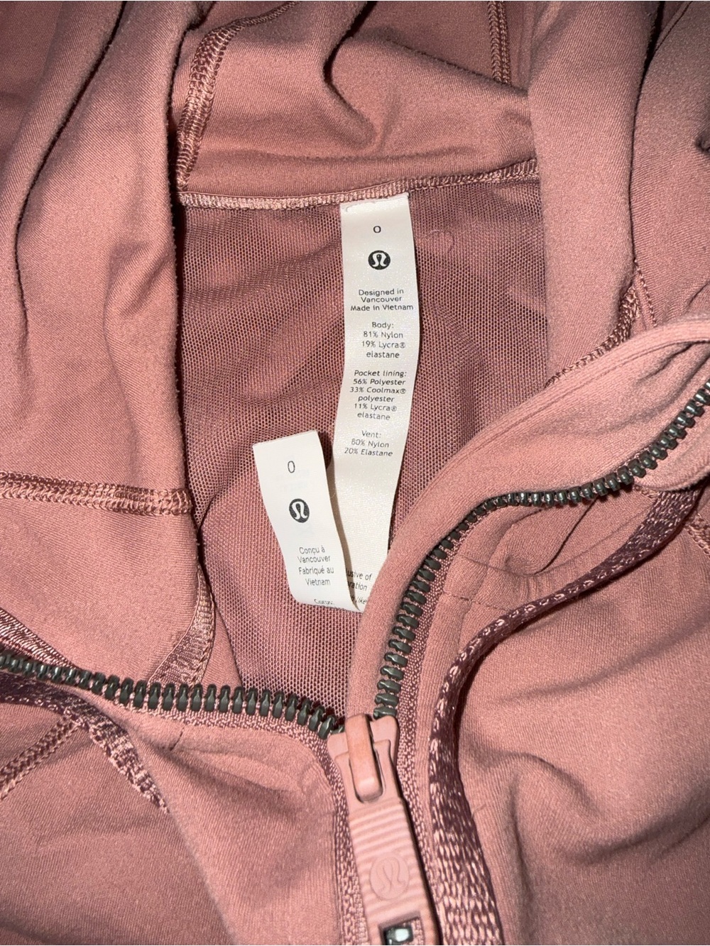 Lululemon Pink Align Nulu Hooded Zip-Up Jacket - Picture 3 of 3